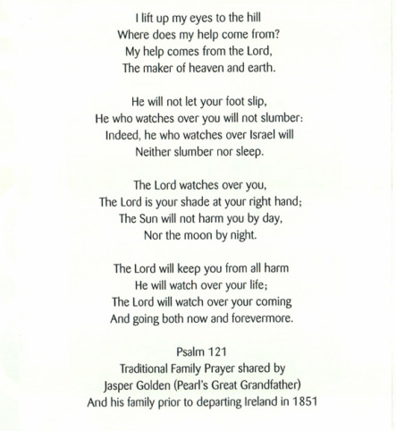 Travellers' Psalm